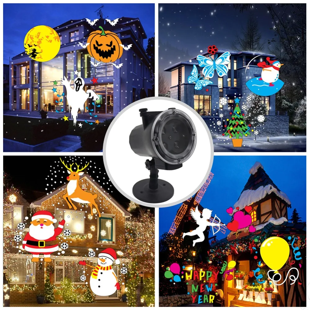 

Mini LED Laser Projector Christmas Decorations Laser Disco Light Laser Light Dj Voice-activated DJ Disco Party Club Light#290025