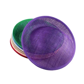 

2019 Purple SINAMAY Fascinator Base 25CM DIY accessories Ladies Party Fascinator Hat Base for women derby wedding 12pcs/Lot