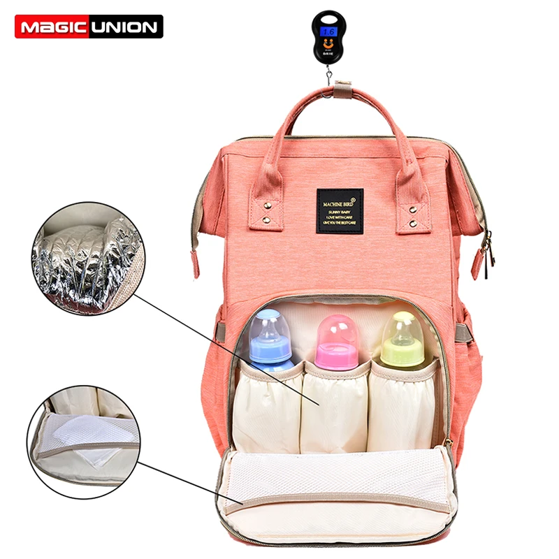 

MAGIC UNION Baby Diaper Bag Fashion Mummy Nappy Bag Mochila Women Travel Backpack Designer Nursing Bag for Baby Care