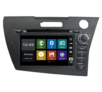 

7 inch in-dash Car DVD player with GPS Navi(optional),audio Radio stereo,USB/SD,AUX,BT/TV,car multimedia headunit for Honda CRZ