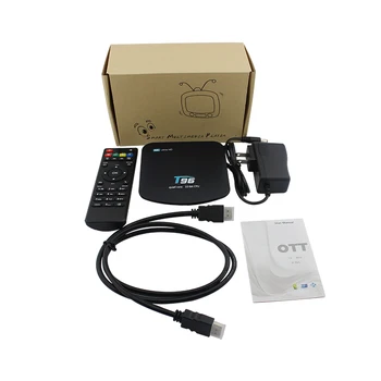 

5pcs/lot dhl free T96 1G/8G rockchip3229 Android 6.0 Quad Core tv box