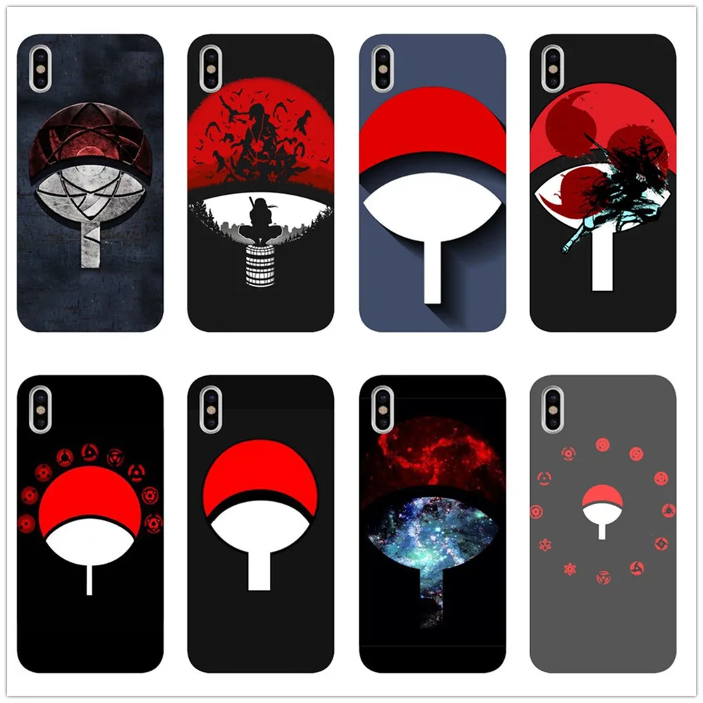 Наруто Shippuden Uchiha Itachi Clan Coque Shell чехол для телефона Apple iPhone 8 7 6 6S Plus X 5 11 11PRO MAX SE |