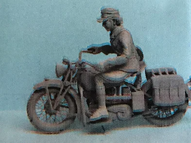 

1/35 Scale Unpainted Resin figure US Female Soldier Dirving not contain Motorcycle ()