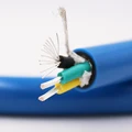 היי ביצועים DIY כוח כבל EMC מוגן OFC כסף מצופה בתפזורת כבל חשמל כבל באתר