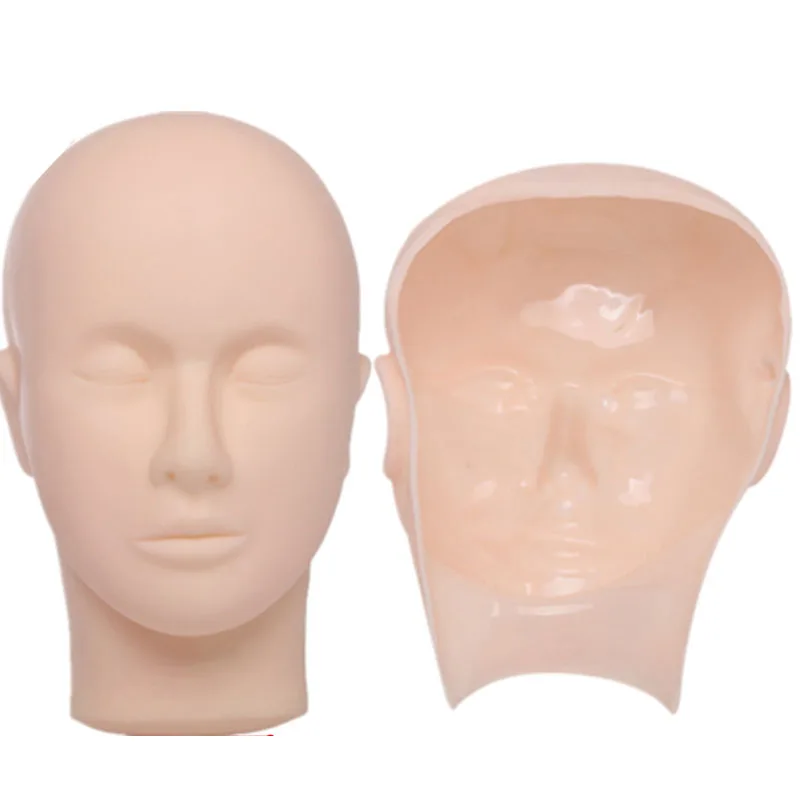 

1PCS Tattoo Practice Mannequin Head Face Skin 3D Replaceable Mask Skin For Permanent Makeup Embroidery Grafted Eyelashes