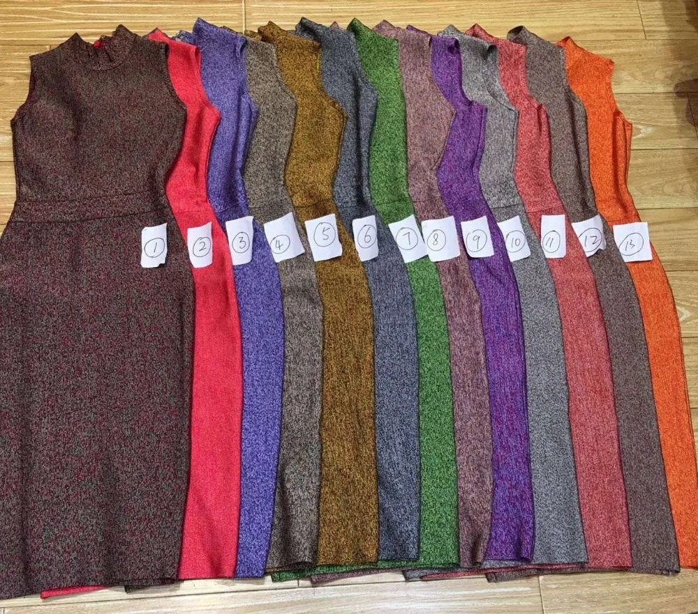 

13 Colors available 2016 new sleeveless women fashion sexy attractive cute elegant midi evening party bandage Dresses