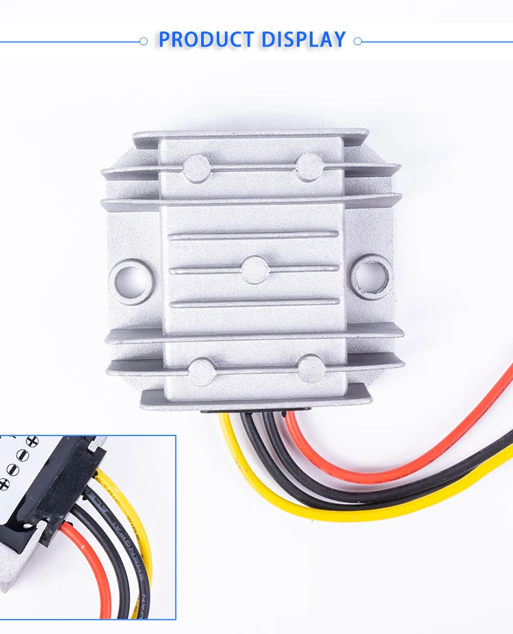 Преобразователь постоянного тока 5,5-32 В до 1-27 в 4A 5A понижающий преобразователь IP68 Водонепроницаемый регулятор тока Преобразователь напряжения для автомобилей светильник