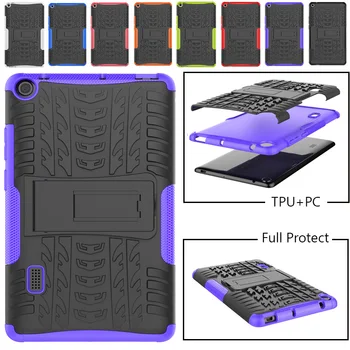 

Hybrid Armor Kickstand Silicon Tablet Case for Huawei MediaPad T3 7 BG2-W09 Case 7.0 inch WiFi Version Stand Funda Cover