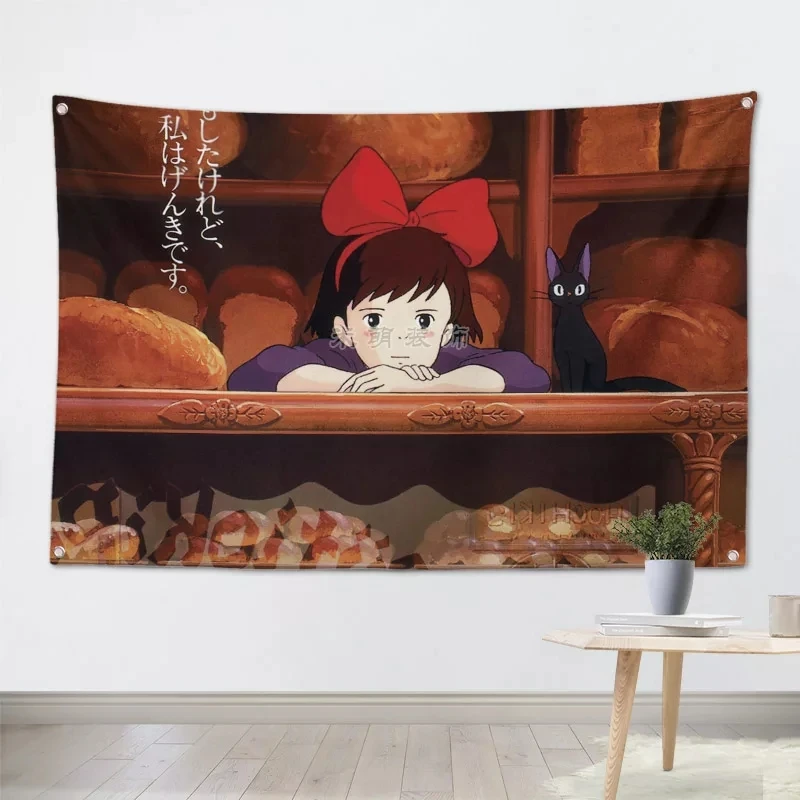 

Cartoon Movie Poster Banners Children's Room Wall Decoration Hanging Art Waterproof Cloth Polyester Fabric Flags