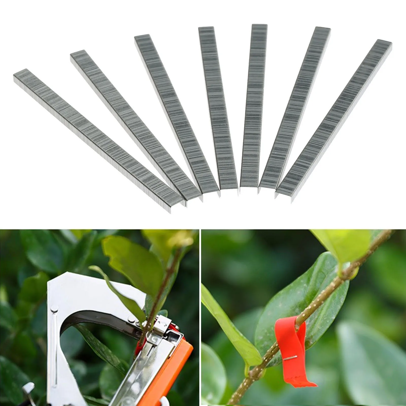 DRELD 10000pcs/Box Garden Staple Pin Binder Nail Tapetool Tapener Fruit Tree Branch Stem Strap Tool Plant Trunk Connect | Инструменты