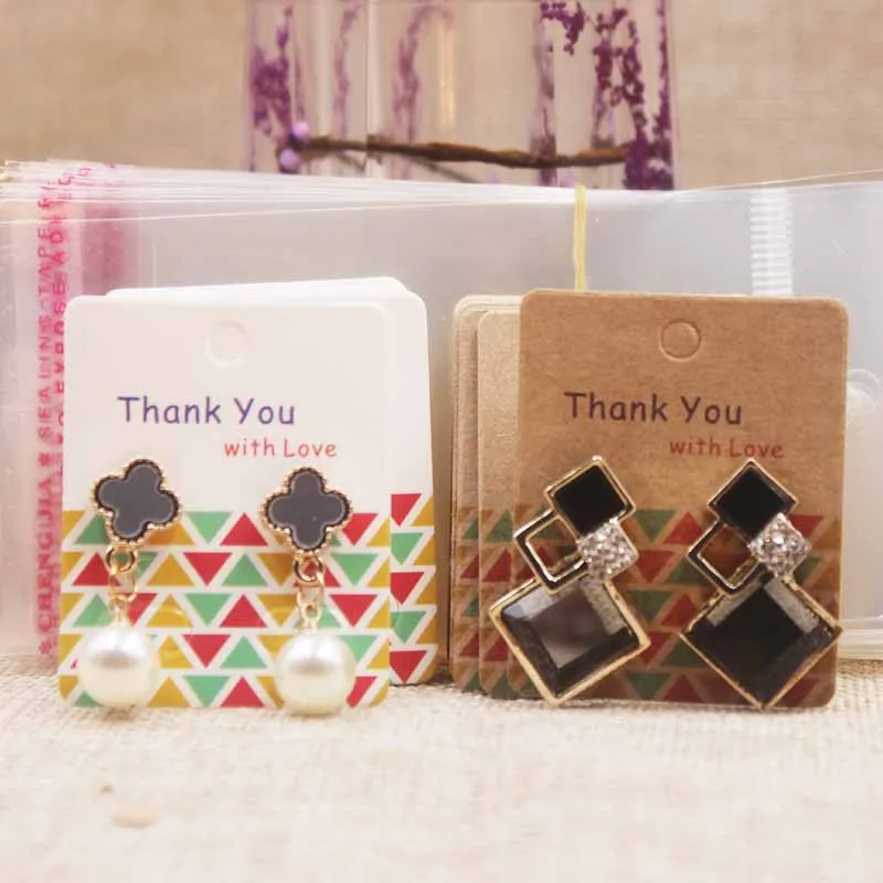 Zerong new Thank you jewelry package card earring card tag/Dreamcatcher