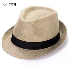 YIFEI летние шляпы многоцветные на выбор однотонная соломенная шляпа для женщин пляжные мягкие фетровые шляпы повседневные Панама солнцезащитные Шляпы В Стиле Джаз шапки британский стиль шляпа