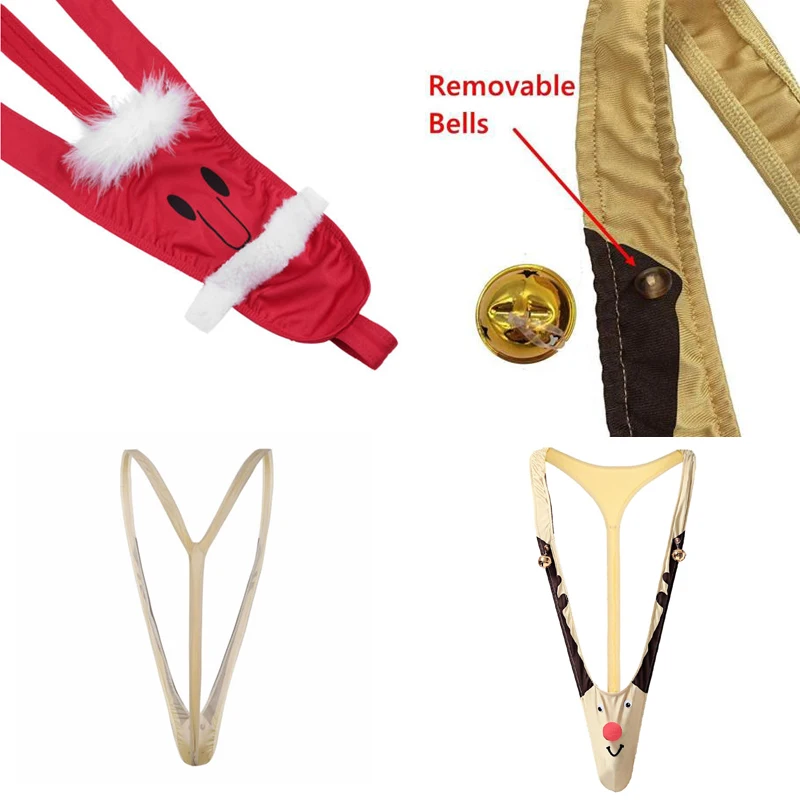 2020 Christmas Decoration Gift Mens Novelty Christmas Pranks Gag Gifts One-Piece Mankini Thong Underwear Bodysuit 2020 Christmas Decoration Gift Mens Novelty Christmas Pranks Gag Gifts One-Piece Mankini Thong Underwear Bodysuit
