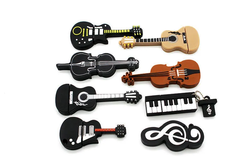 JASTER 8 Styles Musical Instruments Model Pendrive 4GB 16GB 32GB 64GB 128GB USB Flash Drive Violin/Piano/Guitar 500 gb pen drive
