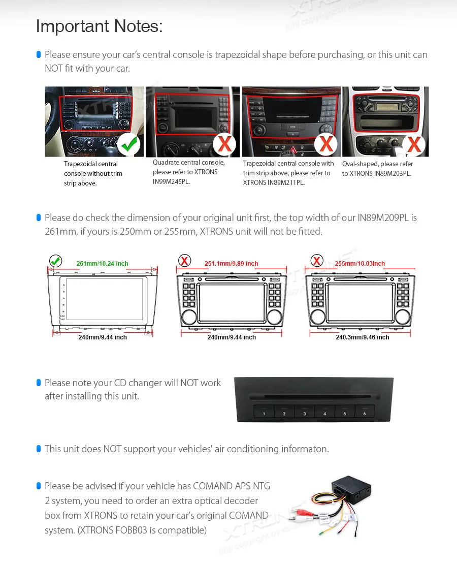Flash Deal 8" Android 9.0 Pie OS Car Multimedia Navigation GPS Radio for Mercedes Benz CLK-Class W209 2005-2006 & G-Class W463 2006-2008 4