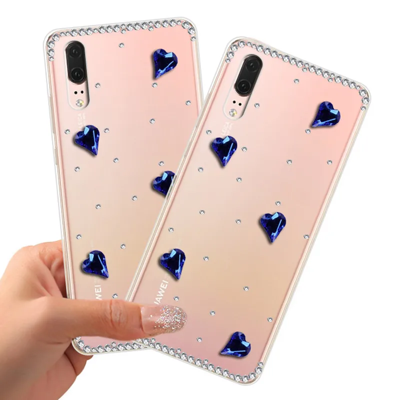 Чехол для huawei nova 3E чехол P20 мобильного телефона с бриллиантами и стразами Huawei pro lite
