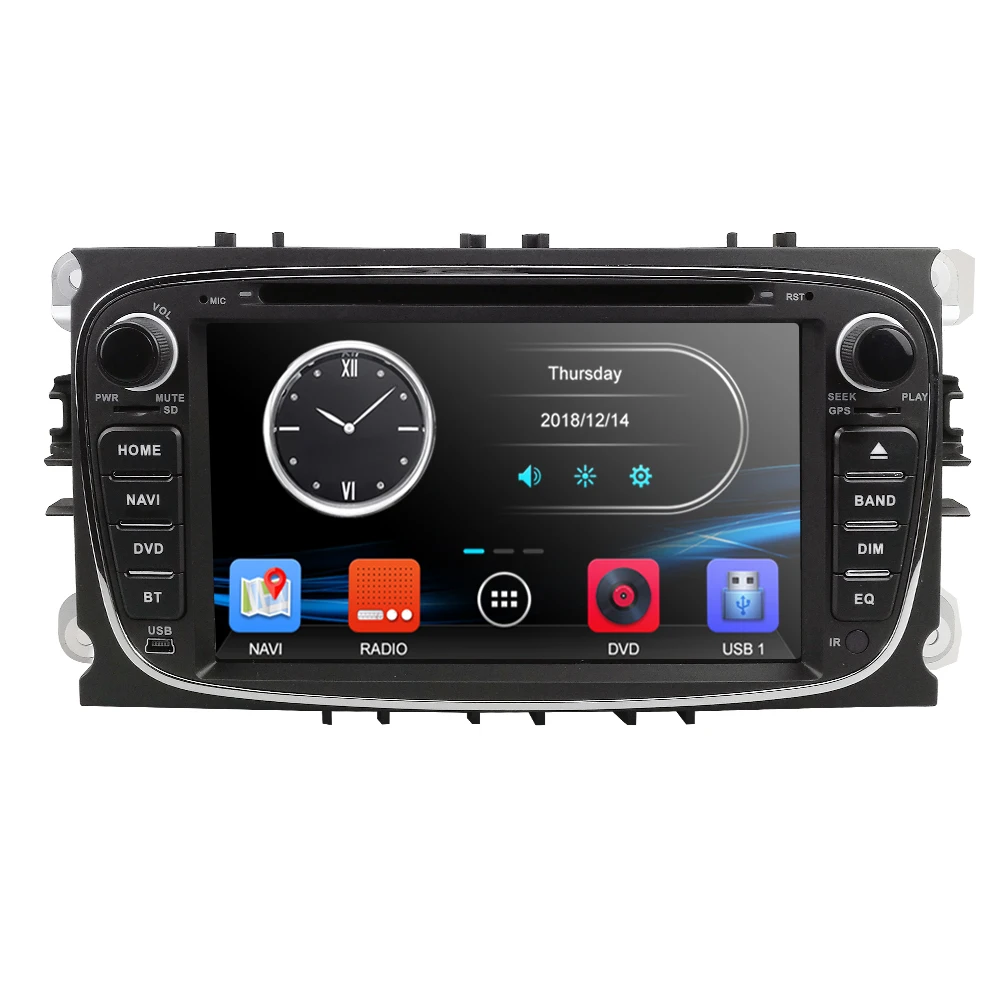 Car DVD Player 2 Din radio GPS Navi for Ford Focus Mondeo Kuga C-MAX S-MAX Galaxy Audio Stereo Head Unit Car Multimedia Player