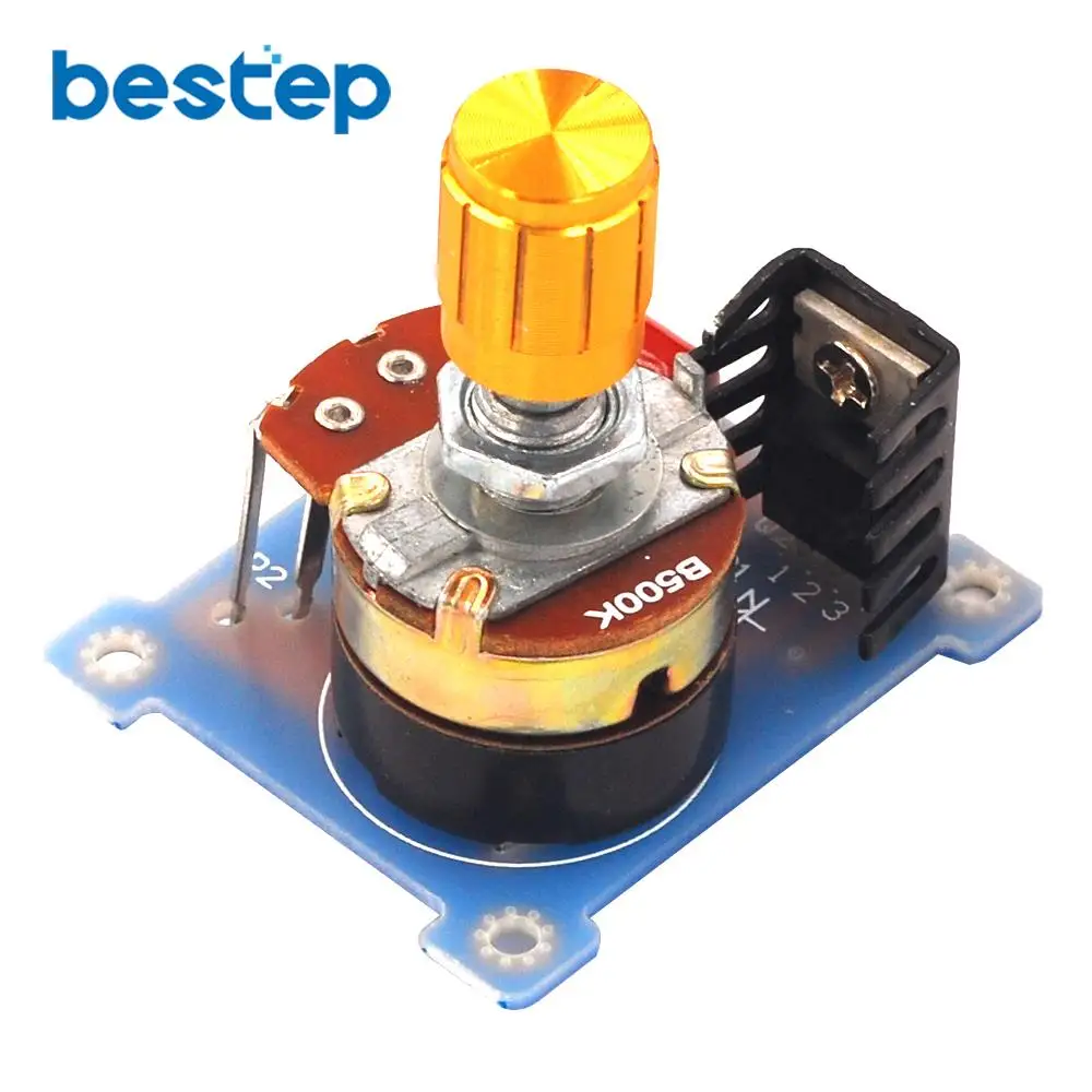 220V 500W Dimmer Thermostat Regulator Infinitely Variable BT136 Speed Governor