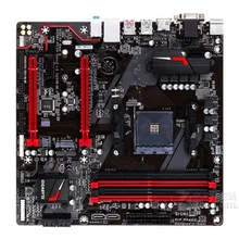 Б/у для Gigabyte GA-AB350M-Gaming 3 оригинальная настольная материнская плата AB350M-Gaming 3 B350 разъем AM4 DDR4