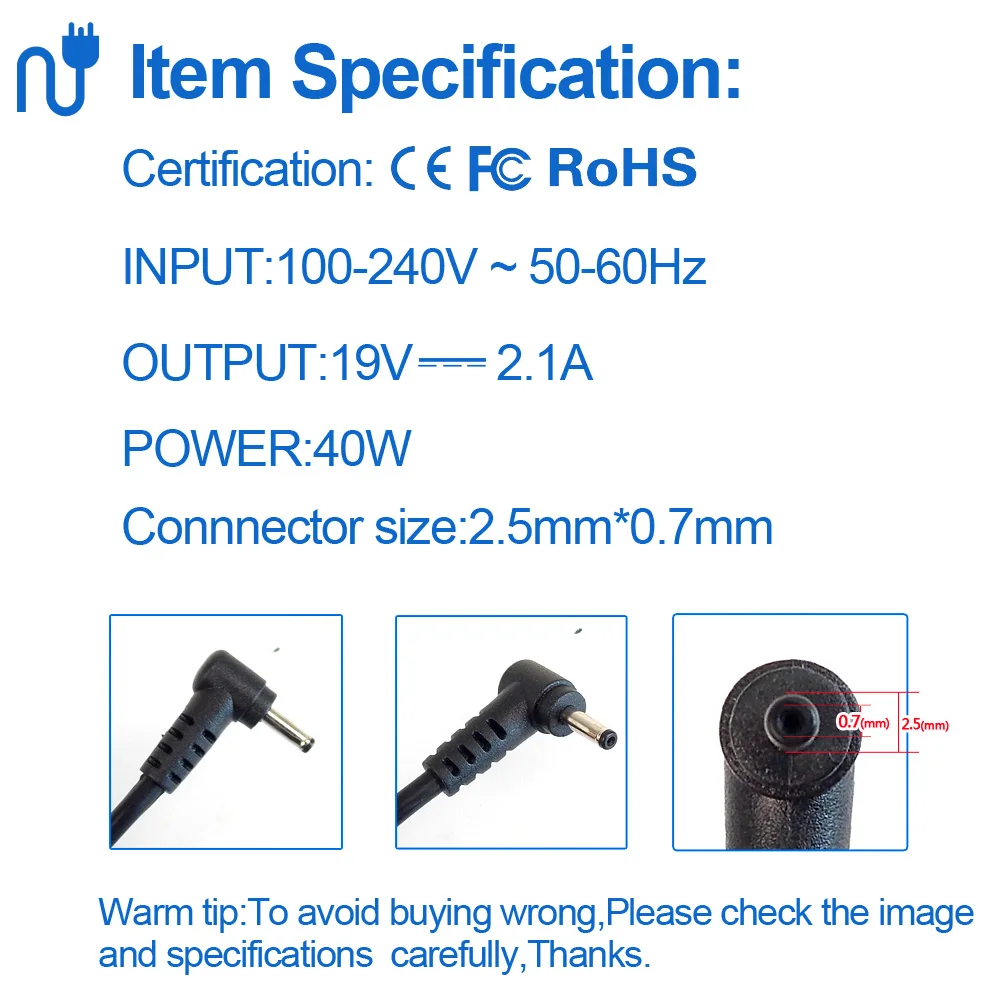 US $11.24 |Nowy dla ASUS Eee PC Seashell 1015 1015PED 1015 T 1015B E305895 pokrowiec na laptopa adapter AC zasilacz ładowarka 19 V 2.1A|charger US $11.24 |Nowy dla ASUS Eee PC Seashell 1015 1015PED 1015 T 1015B E305895 pokrowiec na laptopa adapter AC zasilacz ładowarka 19 V 2.1A|charger