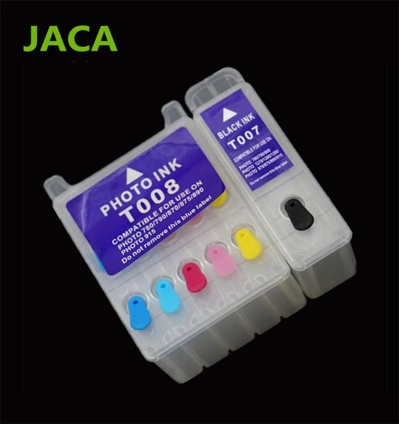 Compatible Refillable Ink Cartridge T007 T008 For Epson Stylus Photo 780 785 785EPX 790 870 875