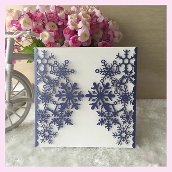 

20pcs/Lot Free Shipping Unique Snow Deisgn Happy Birthday Party Decoration Kids boy girl event Supplies Favors Invitation Cards