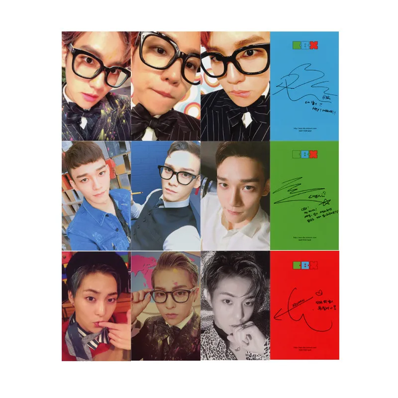 Youpop, KPOP, EXO, японский альбом, Фотокарта, K-POP, самодельные бумажные карты, автограф, Фотокарта XK403