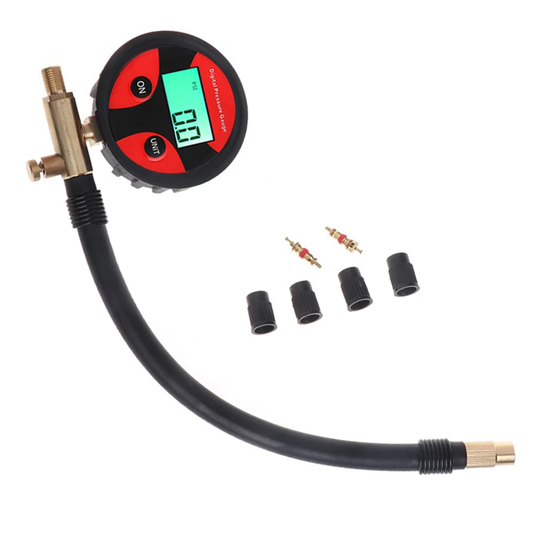 Digital Tyre Tire Pressure Gauge 200PSI LCD Manometer Motorcycle Car