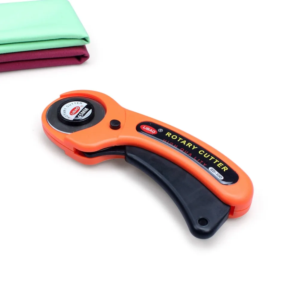 

1 X Rotary Cutter Fabric Cutting Tool Knife Quilters Crafts Sewing Quilting Blade Easy