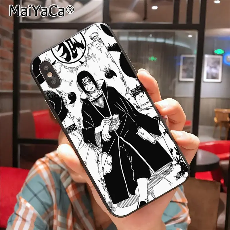 MaiYaCa Uchiha Itachi чехол для телефона для iphone 11 Pro X XS XR XS MAX 8 7 6 6S Plus 5 5S SE чехол