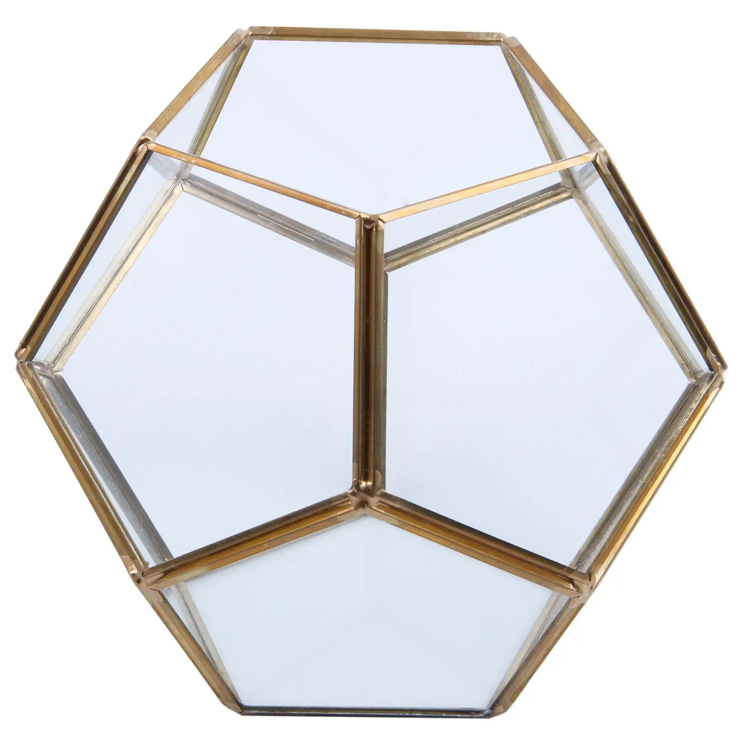 Стекло пятиугольник геометрический Террариум контейнер подоконник Декор цветочный горшок балкон плантатор Diy дисплей коробка(без растений
