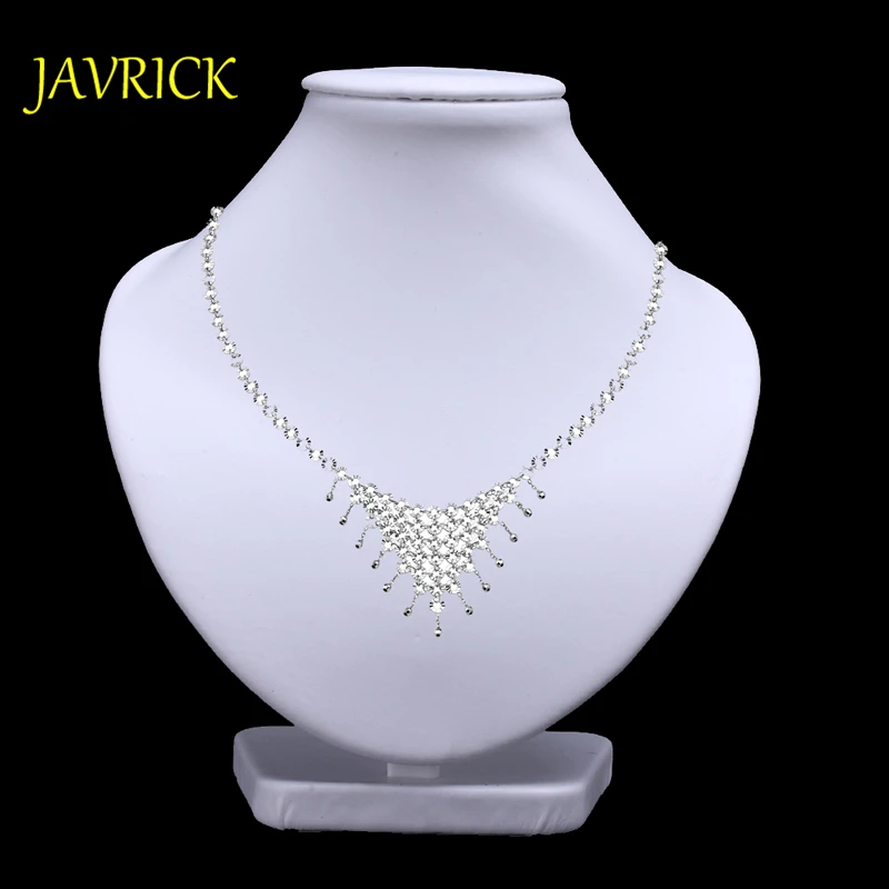 

JAVRICK New and Hot Sale White 160mm Plastic Mannequin Necklace Jewelry Pendant Display Stand Holder Show Decorate Retail