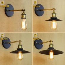 Vintage loft retro industrial sconce wall lamp Stair Antique Lamp American Stytle warehouse bar cafe wall light Deco Lighting