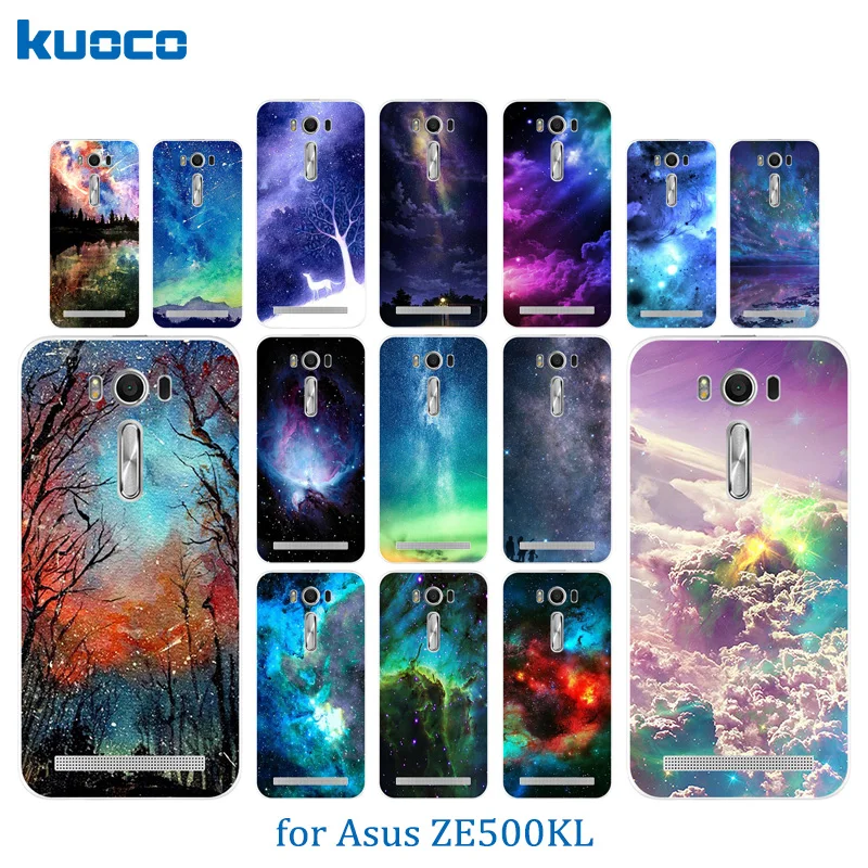 Роскошные гибкие 5 0 дюйма для Asus ZenFone 2 Laser ZE500KL силиконовые чехлы телефонов с