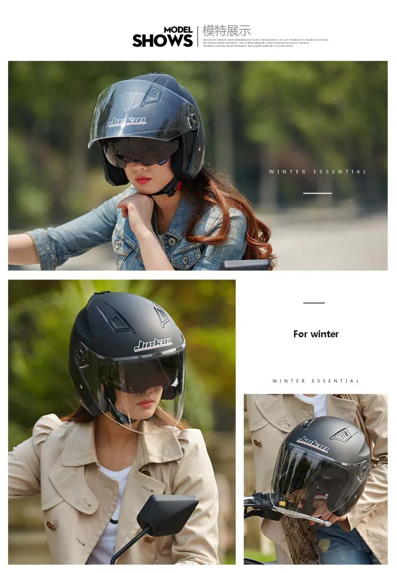 Для мужчин moto rcycle полушлем двойной объектив скутер мото шлем Casco vespa деревенский для верховой езды capacete de moto Крест Шлемы