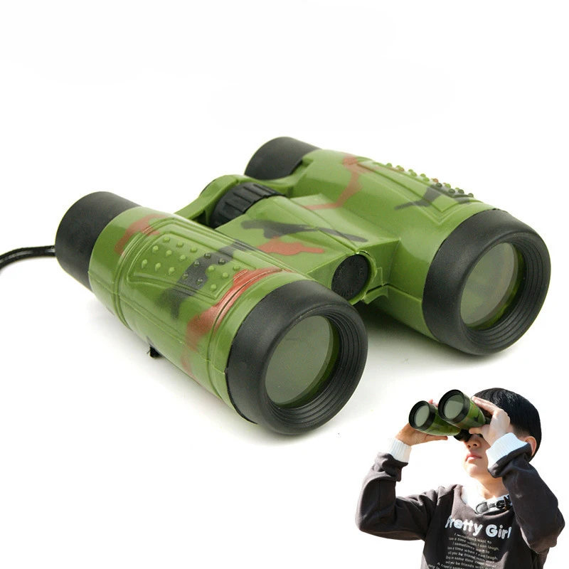 

Binoculars Mini Camouflage Telescope Technology Military Equipment Model Set Learning Education Toys Gifts For Children Kids Boy