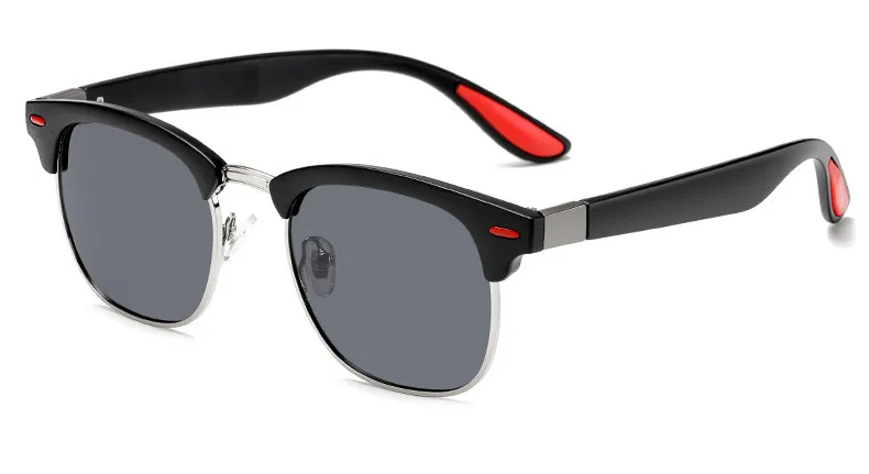 DJXFZLO новые модные брендовые дизайнерские поляризованные солнцезащитные очки для мужчин и женщин, для вождения, квадратная оправа, солнцезащитные очки для женщин - Цвет линз: C1