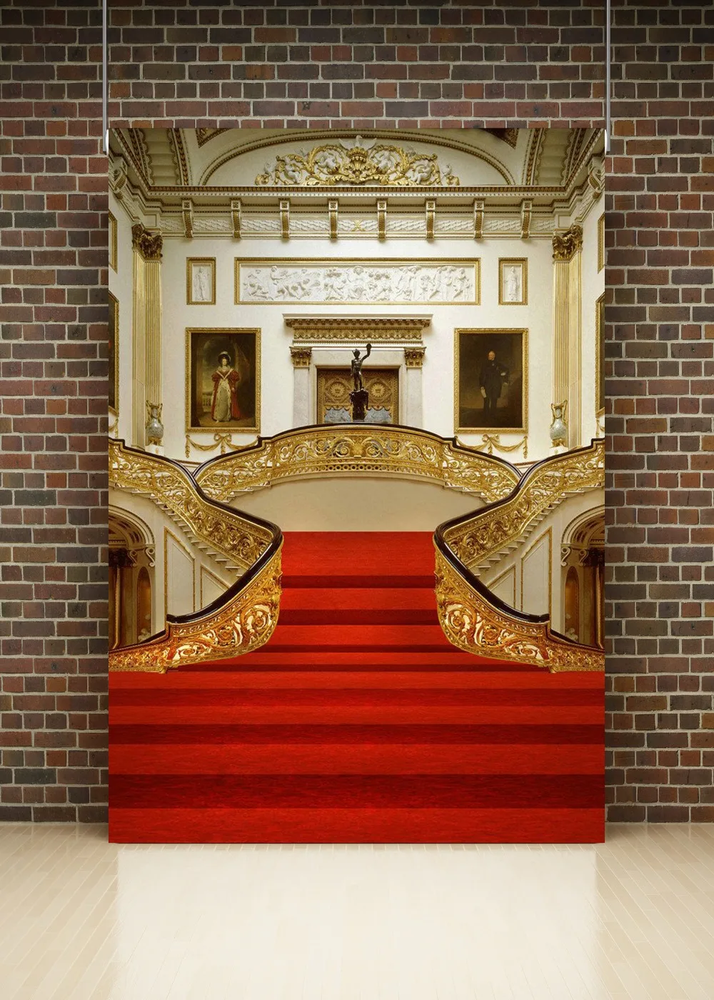 DePhoto European red carpet stairs Pictorial cloth Customized photography Backdrop Background studio prop GQ02 DePhoto European red carpet stairs Pictorial cloth Customized photography Backdrop Background studio prop GQ02
