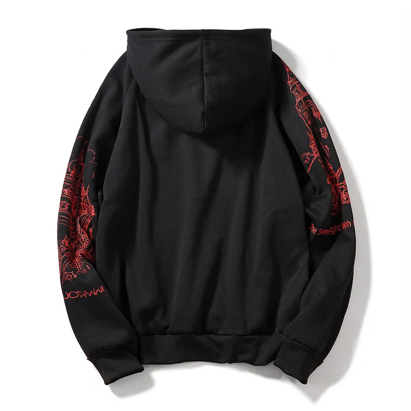FOJAGANTO Men Hoodies Autumn Male Fashion Brand Street Style Hoodies Men's Sweatshirts Long sleeve