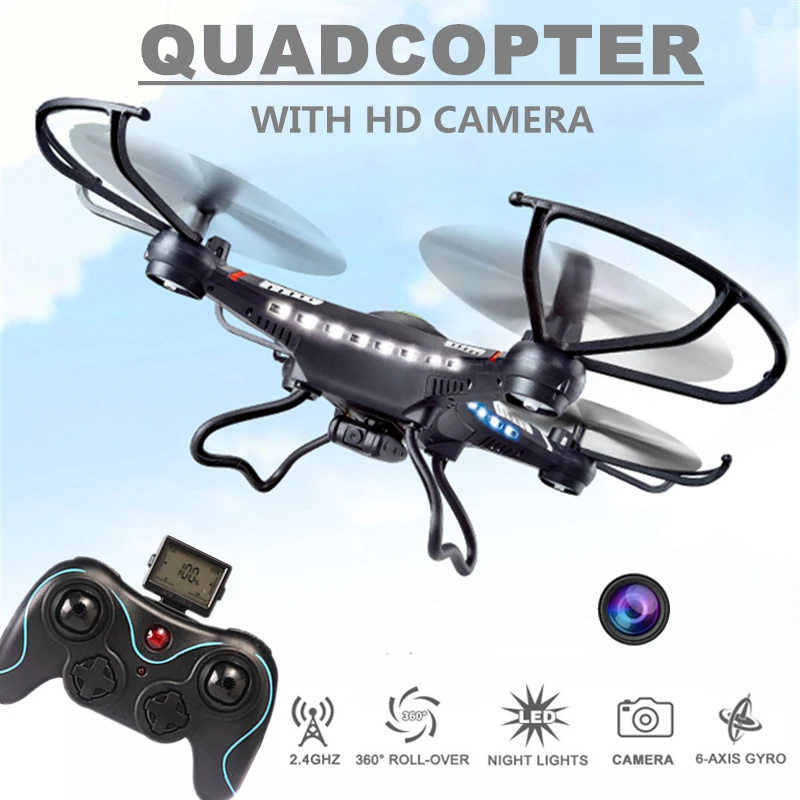 Rc Drones With Camera Hd Jjrc H8c Flying Camera Helicopter Radio