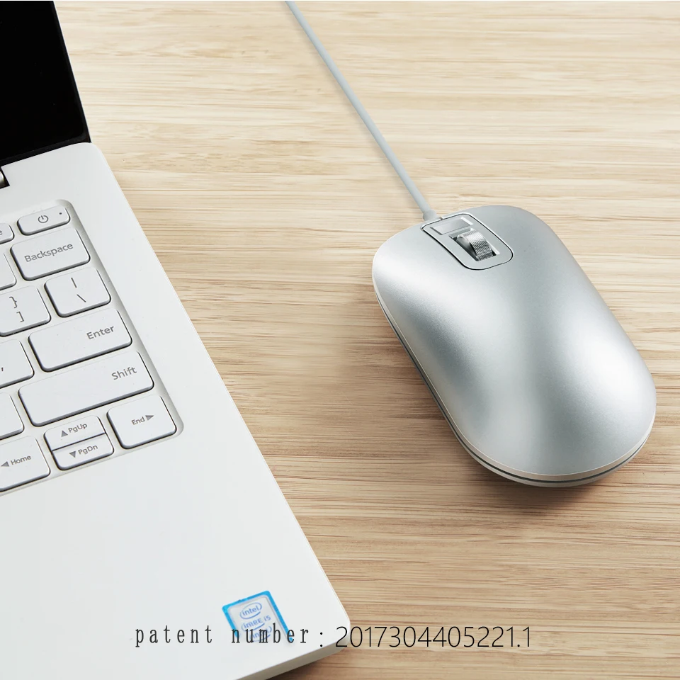 Оригинальная Xiaomi Jessis безопасная мышь с детектором отпечатка пальца 125 Гц 8G Портативная умная мышь для компьютера с паролем быстрого распознавания