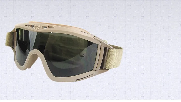 Горячая 3 линзы армейский профиль NVG очки военные тактические очки защитные очки для Wargame лыжные очки мотоциклетные очки