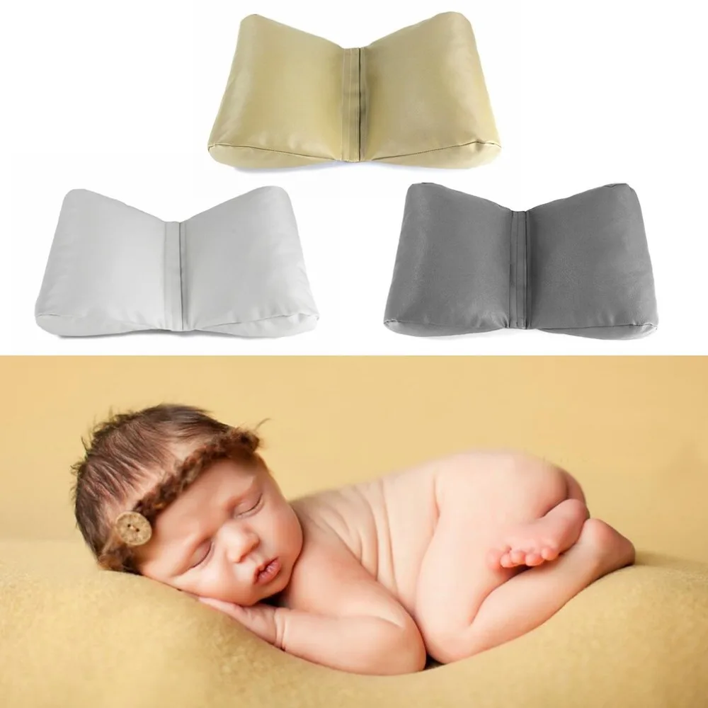 

Newborn Baby Photography Props Accessories Wedge Shaped Posing Pillow Infnat Butterfly Cushion Pictures Prop 3 Colors