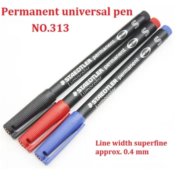 

Lumocolor permanent pen NO.313/318/317;Superb colour brilliancy;Line width superfine;Refillable;can use on DVDs