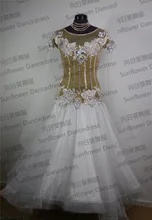 Modern Waltz Tango Ballroom Dance Dress, Smooth Ballroom Dress, Standard Ballroom Dress,modern dance costume performance dress