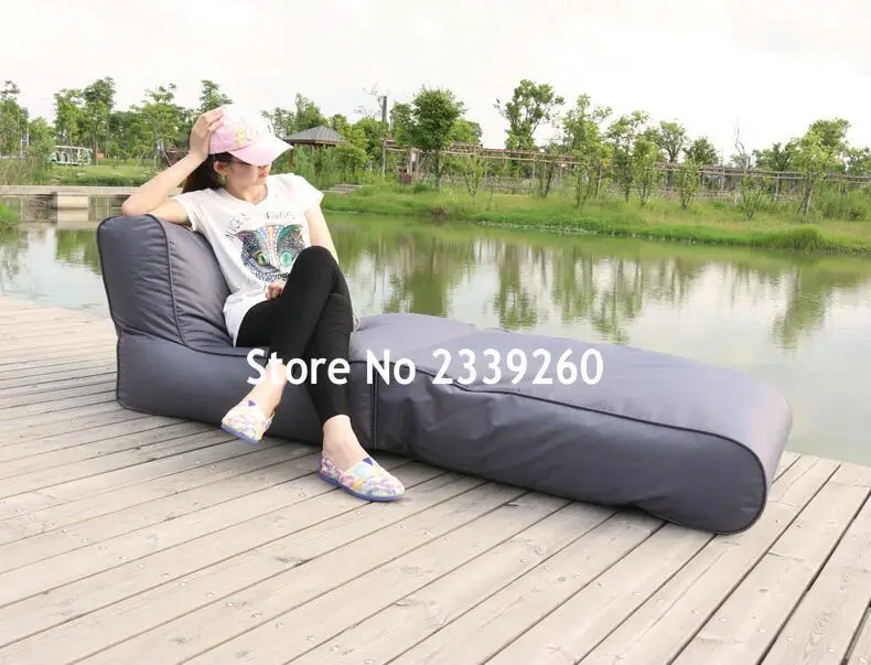 COVER ONLY,no filler-Leisure and comfortable folding beanbag sofa fold fatball bean bag chair