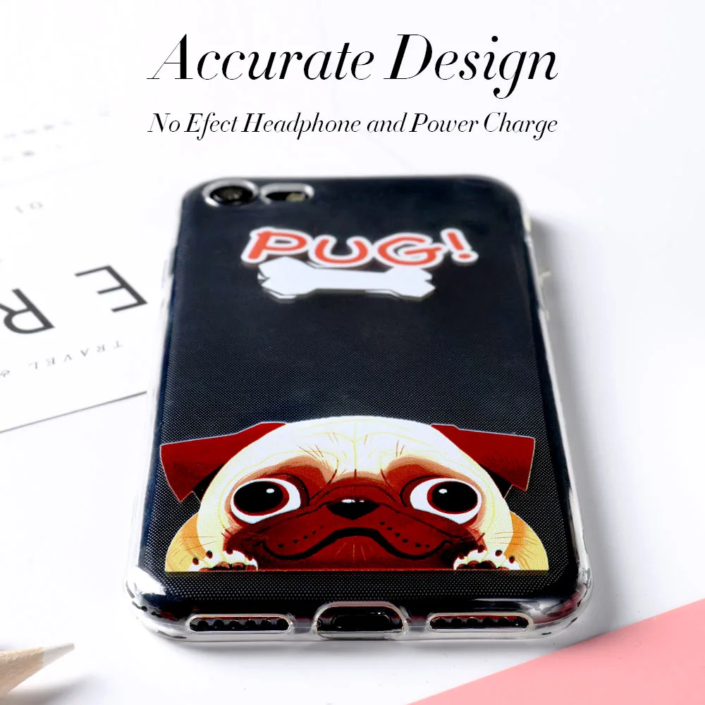 AKABEILA For Blackview A7 Case Transparent Ultra Thin Soft Silicone Cases Blackview A7 Pro 5.0 Cute Unicorn Cartoon Back Covers