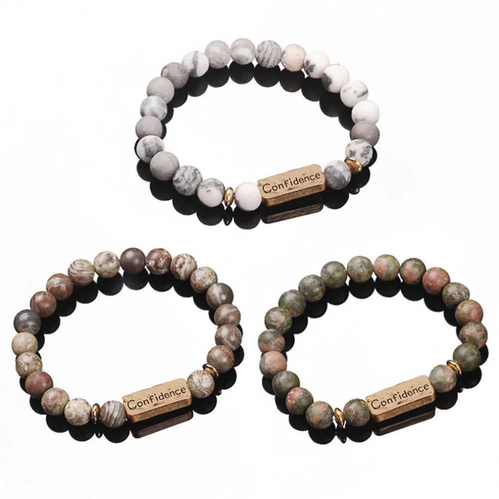 

Natural Stone Bracelets & Bangles For Women Men wood Charm Bracelet Casual Jewelry Women Men Couple Bangles Jewelry