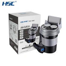 HSC-500D Dual USB 12-24V Cup Car-Charger USB Charger 80W LCD Display Cigarette Lighter Splitter Voltage Display Free Shipping