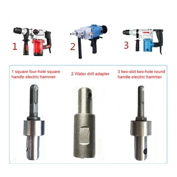 

Drill Bit Earth Auger head Bit SDS Arbor Earth Drill Bit Adapter SDS 4 Slots Square Auger Drill Arbor for Electric Hammer